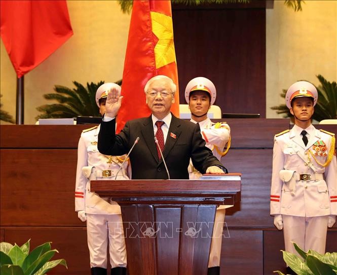 Foreign leaders congratulate President Nguyen Phu Trong - ảnh 1