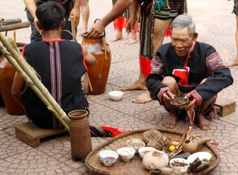 New rice ceremony of the M’nong Gar - ảnh 2