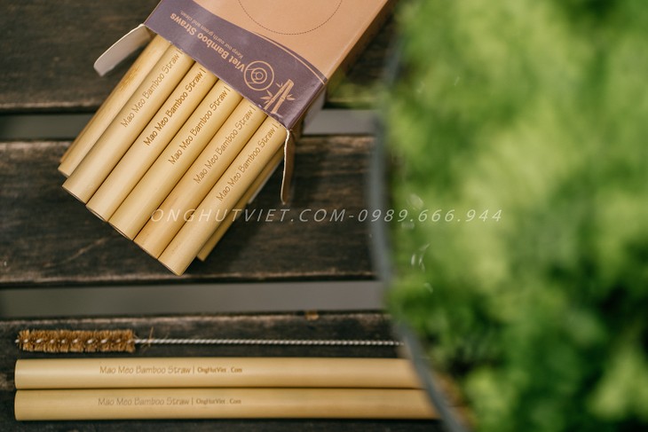 Vietnamese company exports bamboo drinking straws  - ảnh 2