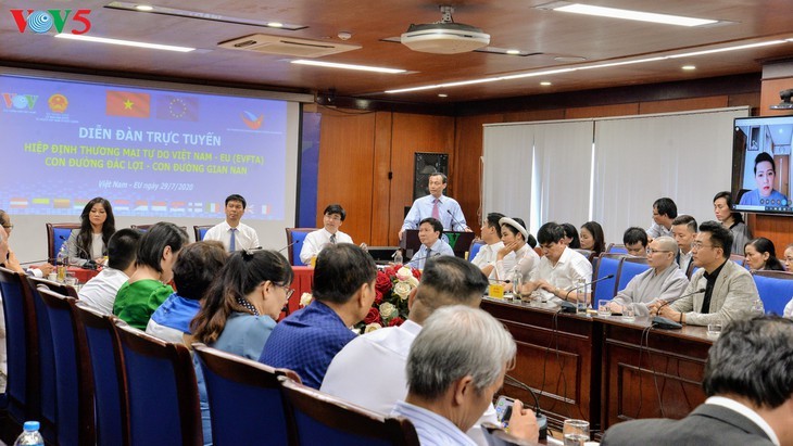 Vietnamese businesses discuss how to capitalize on EVFTA: VOV online forum - ảnh 2