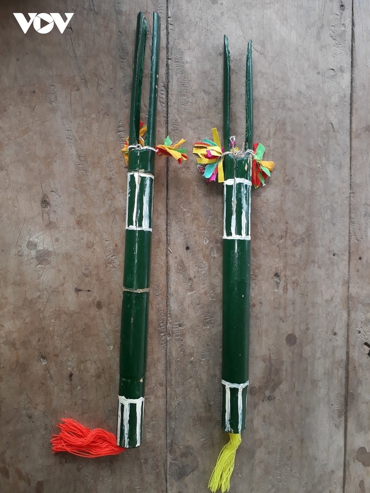 “Hưn mạy”- traditional musical instrument of the Khang ethnic group - ảnh 1