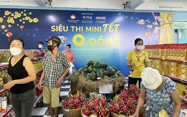 Zero-dong minimart chain launched to support people in need - ảnh 1