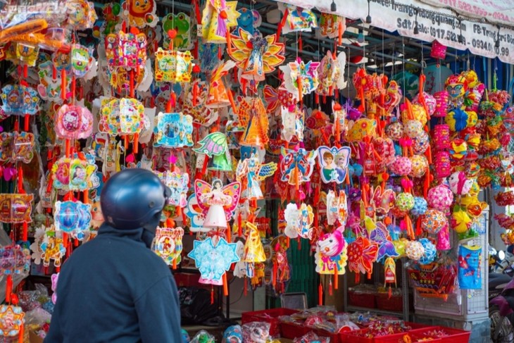 Lantern street for Mid-Autumn Festival lights up  - ảnh 9