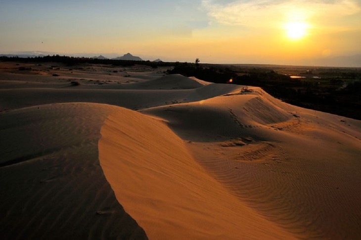 Nam Cuong red sand dune in Ninh Thuan province - ảnh 3