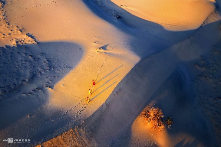 Nam Cuong red sand dune in Ninh Thuan province - ảnh 5