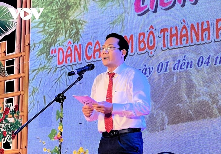 Can Tho  Southern Folk Music Festival opens - ảnh 2