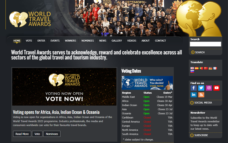 VNAT invites votes for Vietnam at 2023 World Travel Awards   - ảnh 1