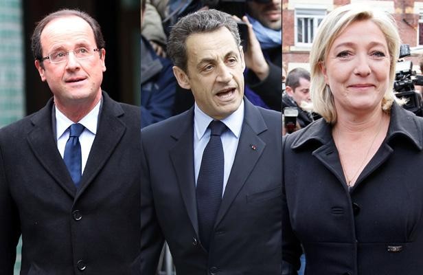 Présidentielle 2012. François Hollande en tête, talonné par Nicolas Sarkozy - ảnh 1