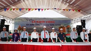 Mise en chantier du pont de Dông Xuyên  - ảnh 1