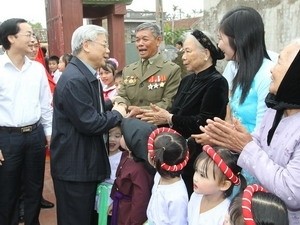 Activités du secrétaire général Nguyen Phu Trong à Nam Dinh - ảnh 1