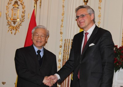 Nguyen Phu Trong entame sa visite en Italie - ảnh 1