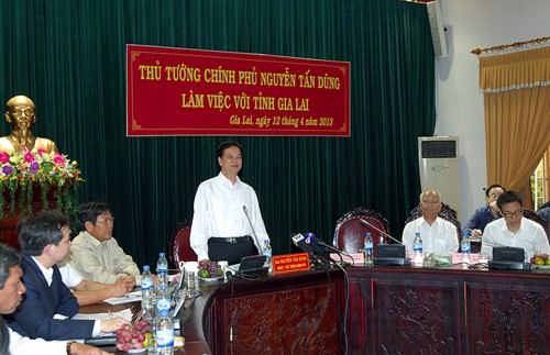 Le Premier Ministre en visite à Gia Lai - ảnh 1