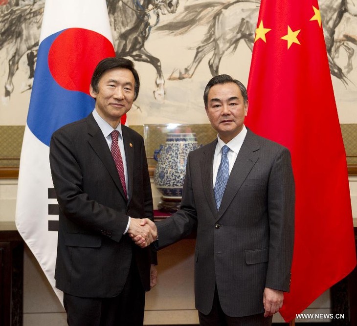 Rencontre des chefs de la diplomatie chinois et sud-coréen sur la péninsule coréenne - ảnh 1