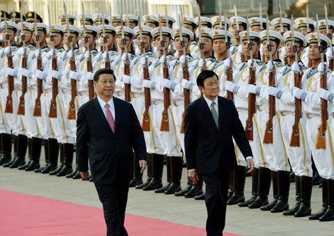 La visite du président Truong Tân Sang en Chine attire l’attention de l’opinion chinoise - ảnh 1