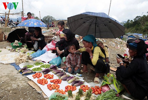 Un marché forain à Dào San - Lai Châu - ảnh 11