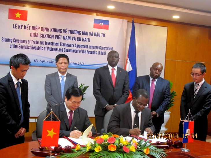 Accord-cadre sur le commerce et l’investissement Vietnam-Haïti  - ảnh 1