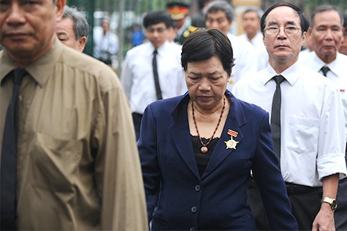 Dernier hommage au général Giap à Quang Binh, en dépit des intempéries - ảnh 3