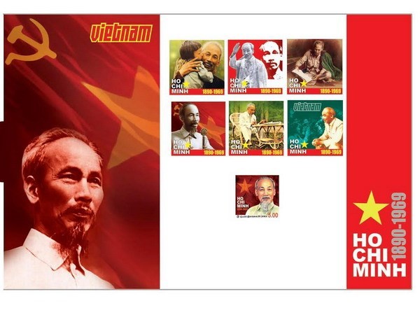 Sri Lanka : Publication des timbres sur le président Ho Chi Minh - ảnh 1