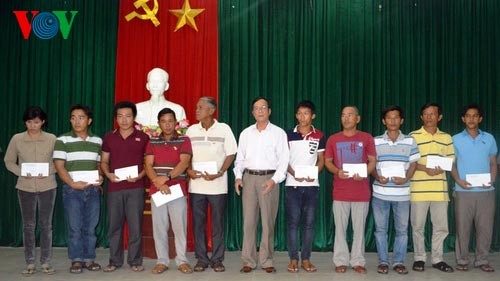 Rencontre avec les pêcheurs du bateau coulé par un navire chinois - ảnh 1