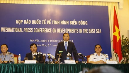 Conférence de presse internationale sur la situation en mer Orientale - ảnh 1