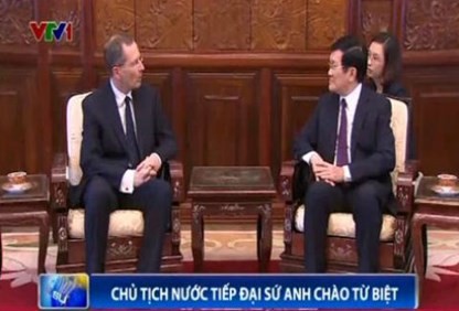 Le président Truong Tan Sang salue les contributions de l’ambassadeur britannique - ảnh 1