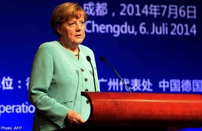 Angela Merkel en Chine - ảnh 1