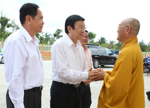 Truong Tan Sang travaille avec le comité de pilotage du Nam Bo Occidental - ảnh 2