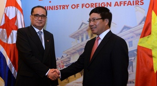 Le ministre nord-coréen des Affaires étrangères Ri Su-yong au Vietnam - ảnh 1