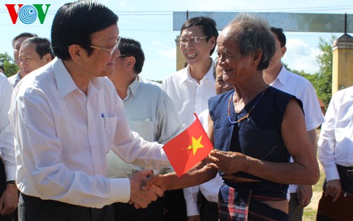 Truong Tân Sang en visite de travail à Gia Lai - ảnh 1