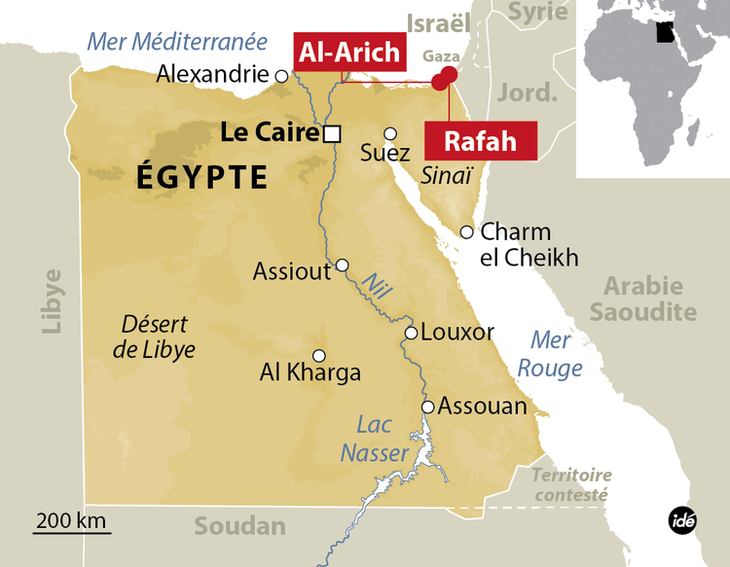 Plus de 20 morts dans le Sinaï après une série d'attaques par une branche de l'EI - ảnh 1