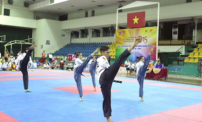 Le Vietnam remporte le Championnat de teakwondo d’Asie du Sud-Est 2015 - ảnh 1