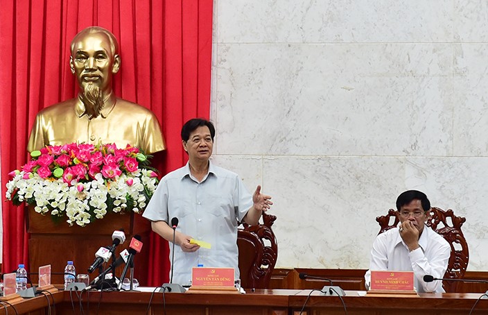 Nguyen Tan Dung en visite à Hau Giang - ảnh 1