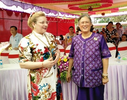 La vice-présidente Nguyen Thi Doan accueille la princesse de Thaïlande - ảnh 1