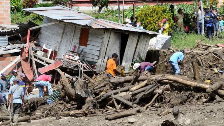 Glissement de terrain meurtrier dans le nord-ouest de la Colombie - ảnh 1