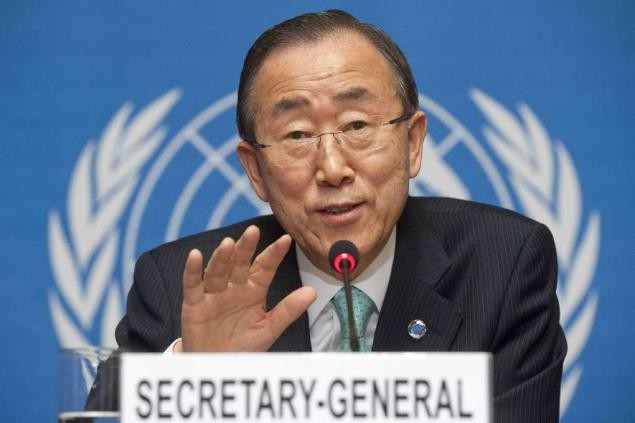 Nguyen Phu Trong reçoit Ban Ki-moon - ảnh 1