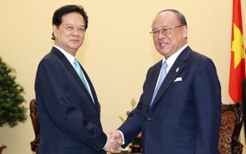 Conseiller spécial de l’Union des parlementaires d’amitié Japon-Vietnam reçu par Nguyen Tan Dung  - ảnh 1