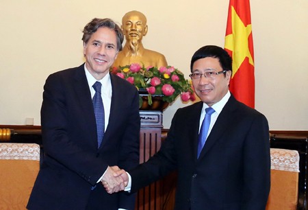 Rencontre entre Pham Binh Minh et Antony Blinken - ảnh 1