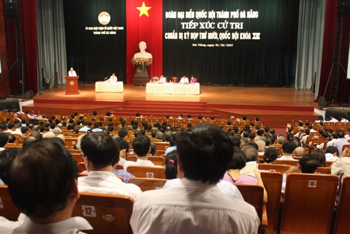 Le vice-président de l’AN Huynh Ngoc Son rencontre l’électorat de Da Nang - ảnh 1