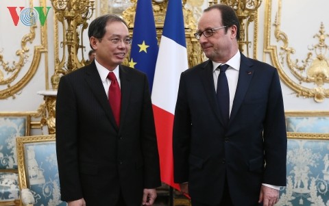 Nguyên Ngoc Son présente ses lettres de créances à François Hollande - ảnh 1