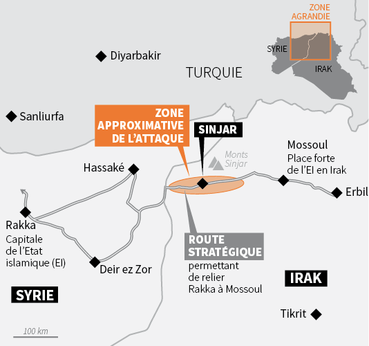 Les Kurdes lancent la bataille de Sinjar contre l’EI - ảnh 1