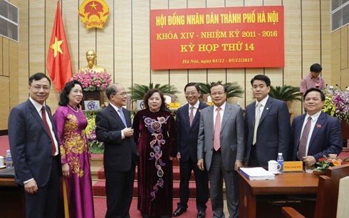 Nguyên Sinh Hùng à l’ouverture de la 14ème session du conseil populaire de Hanoï - ảnh 1