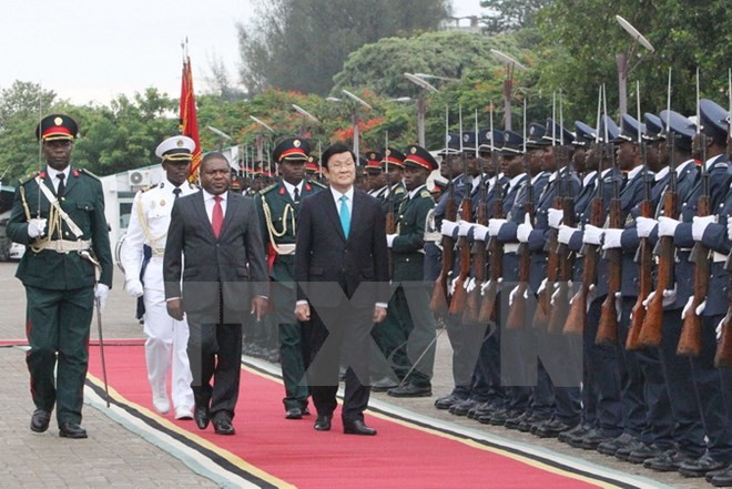 Entretien entre Truong Tan Sang et son homologue mozambicain - ảnh 1