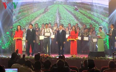 Remise des prix destinés aux oeuvres sur l’instauration de la nouvelle ruralité - ảnh 1