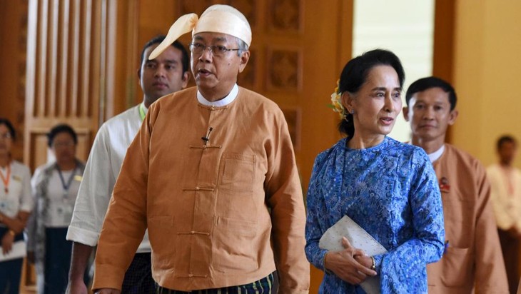 Htin Kyaw investi en tant que nouveau président du Myanmar - ảnh 1