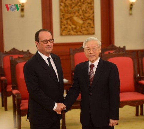 François Hollande à Hanoi - ảnh 14