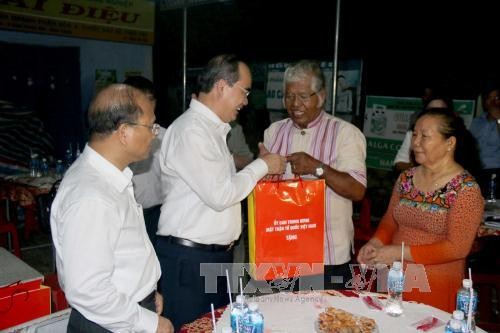 Nguyen Thien Nhan rencontre des Cham de Ninh Thuan - ảnh 1