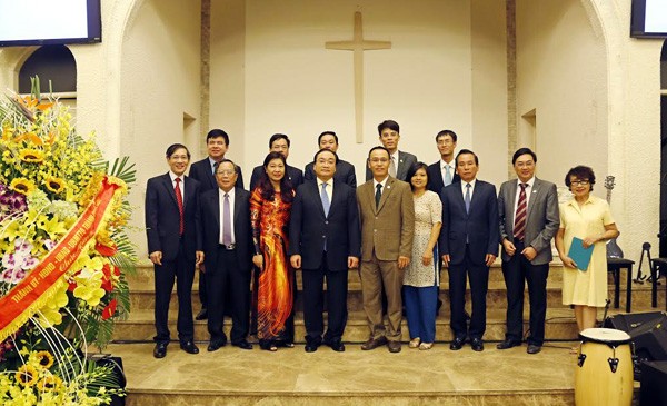 Voeux à l’Eglise évangélique du Vietnam - ảnh 1