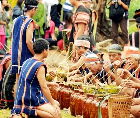 L’alcool de riz à siroter au chalumeau, la boisson rituelle des K’ho - ảnh 2