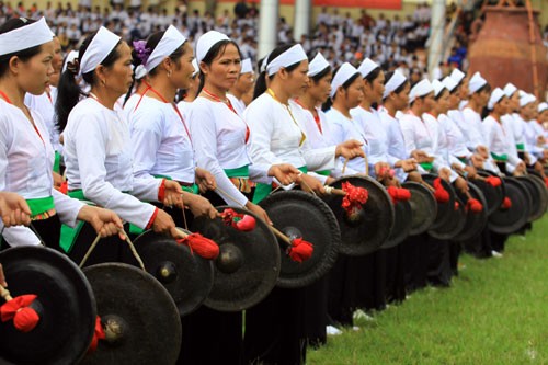 Fête des gongs Mường à Hòa Bình - ảnh 1