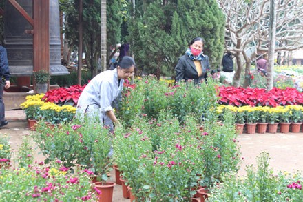 Premier festival floral bouddhique - ảnh 1